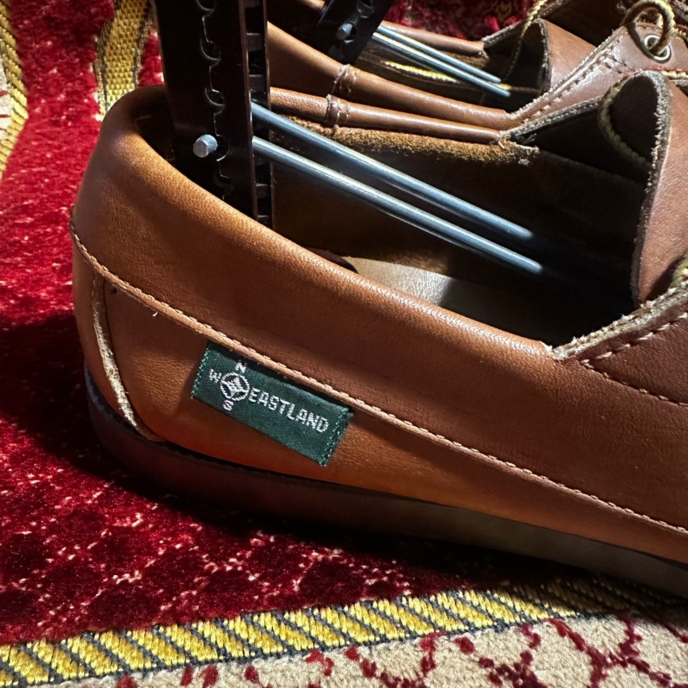Vintage Eastland leather loafers brown size 8.5 men’s - Picture 2 of 6